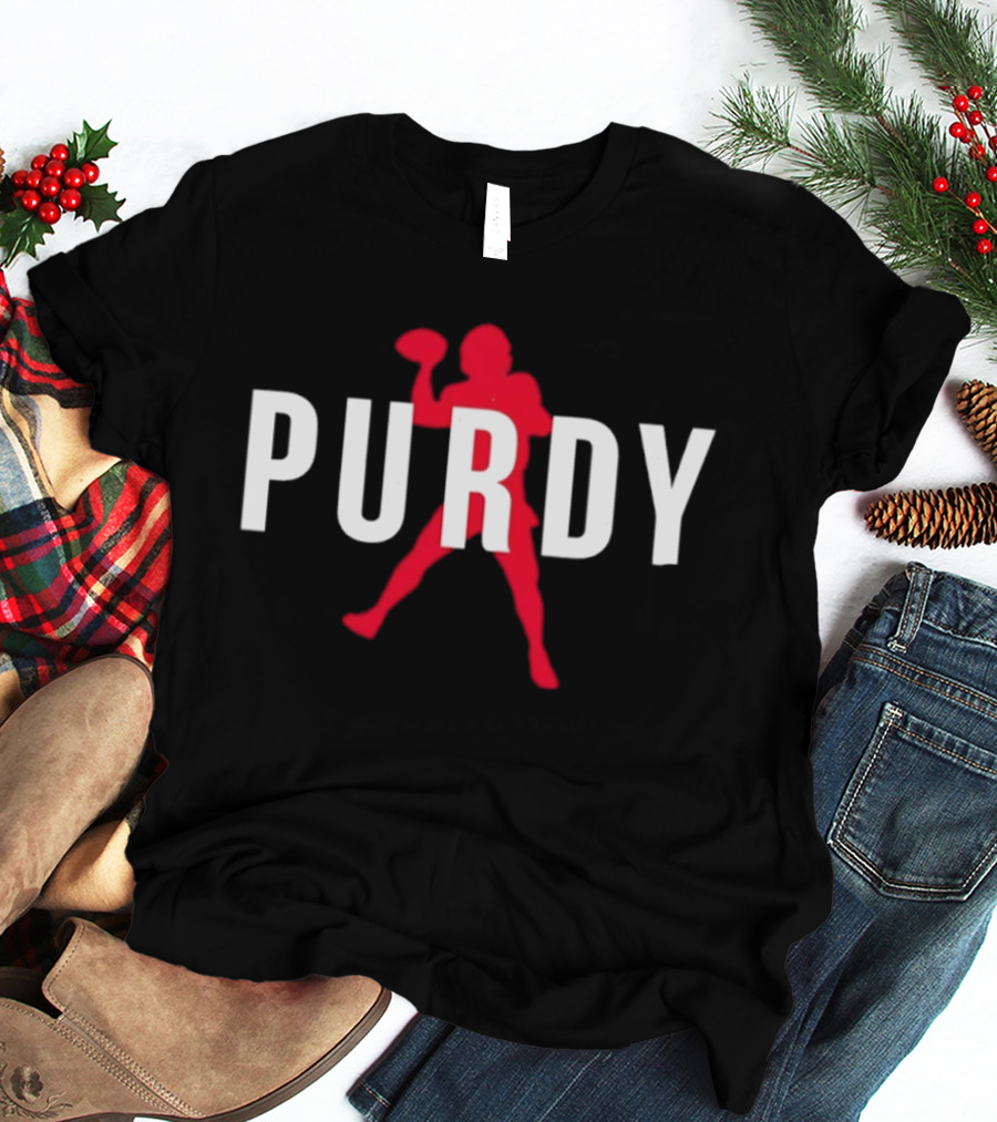 San Francisco 49ers Purdy Quarterback Football T-Shirt