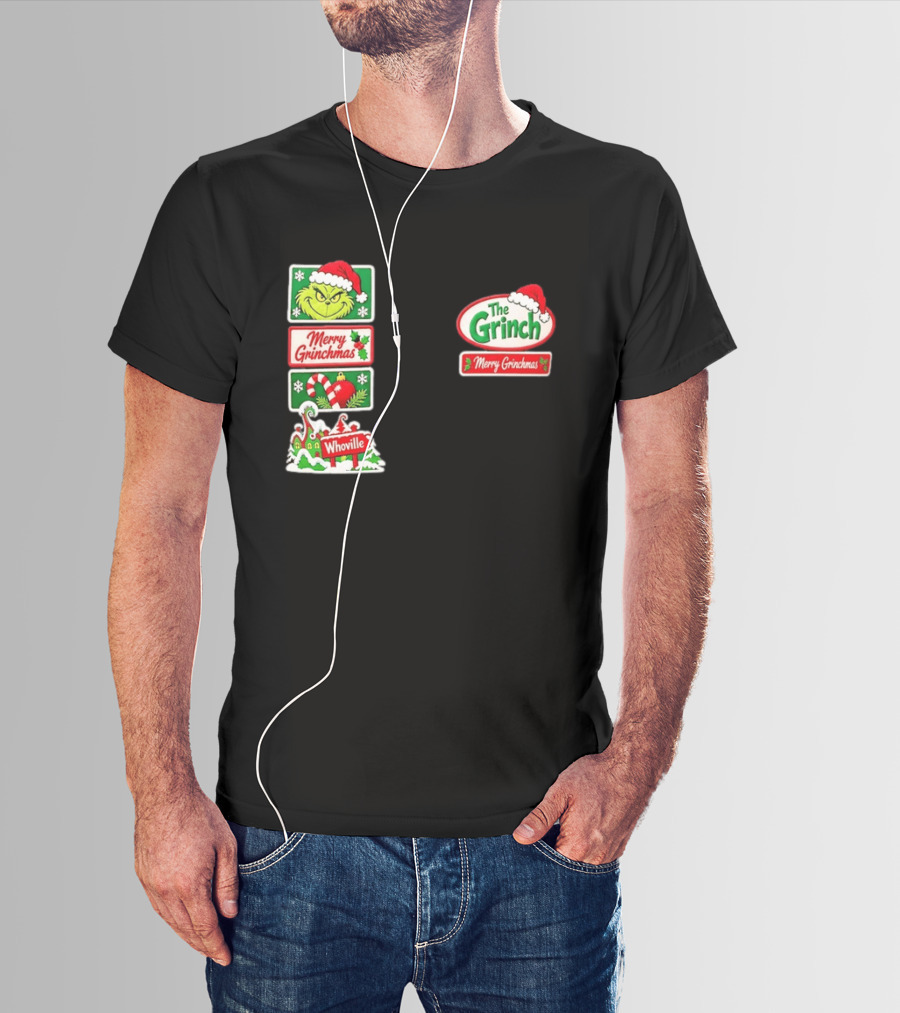 The Grinch Merry Grinchmas Whoville Holiday Christmas T-Shirt
