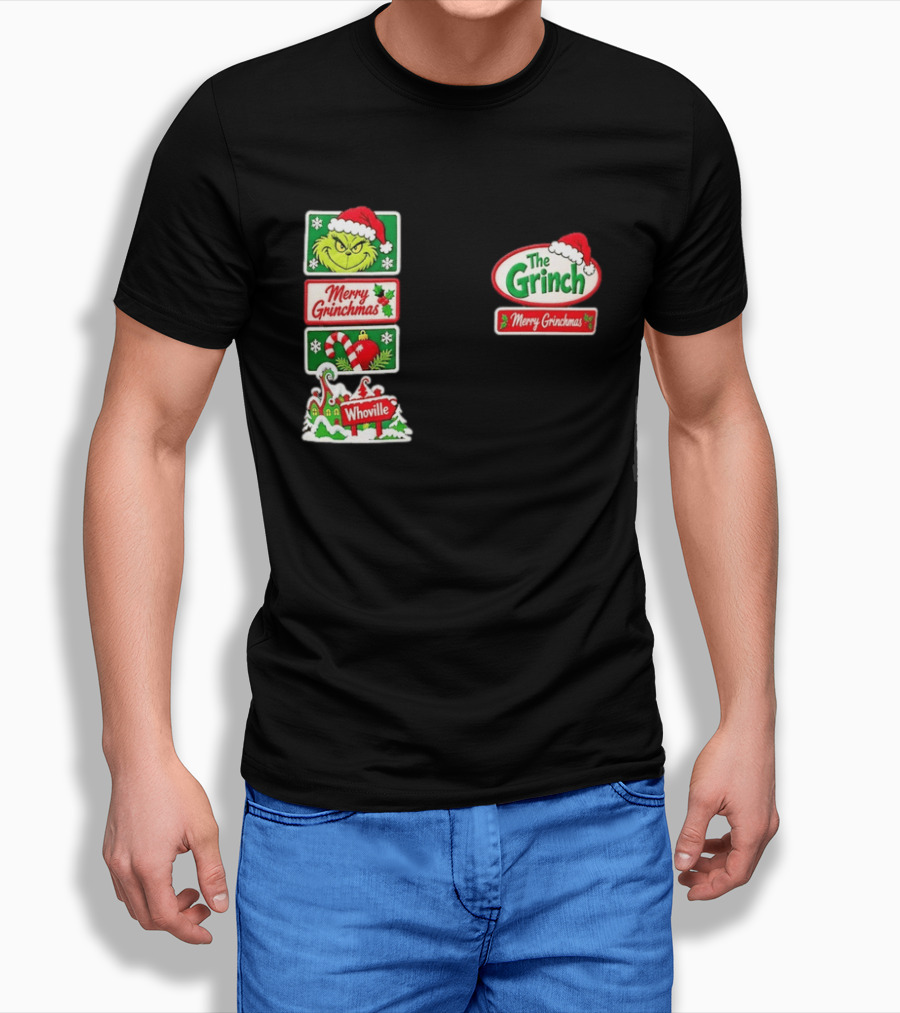 The Grinch Merry Grinchmas Whoville Holiday Christmas T-Shirt