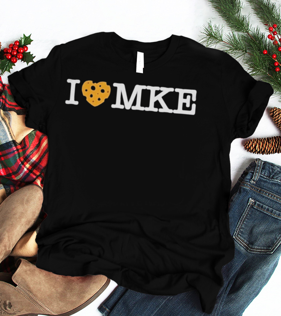 I Heart Cheese MKE Milwaukee Brewers T-Shirt