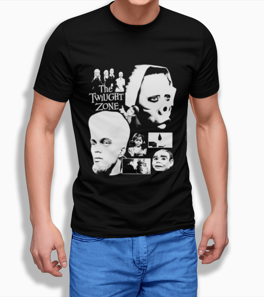 The Twilight Zone Rod Serling Sci Fi Collage T-Shirt
