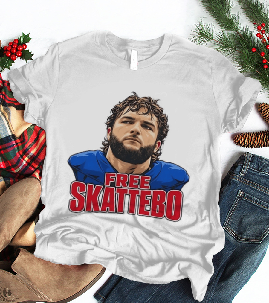 New York Giants Number 44 Cameron Skattebo Free Skattebo T-Shirt