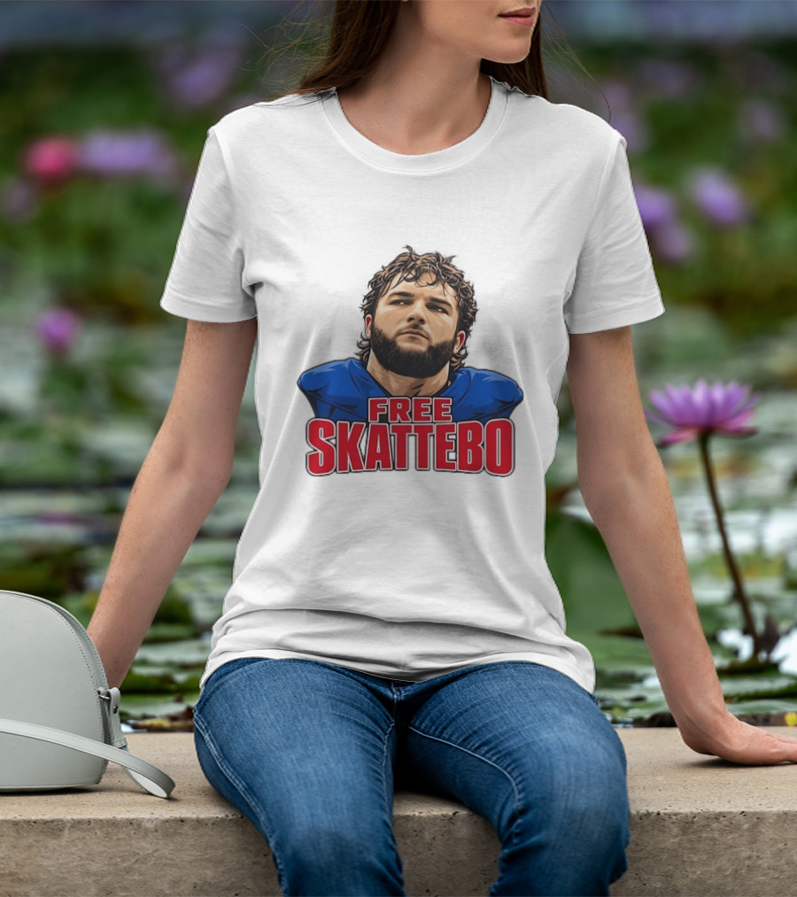 New York Giants Number 44 Cameron Skattebo Free Skattebo T-Shirt
