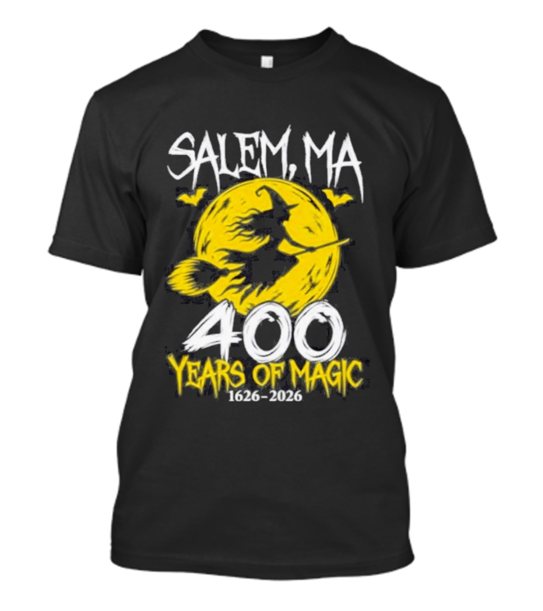 Salem MA 400 Years Of Magic 1626 2026 Anniversary T-Shirt