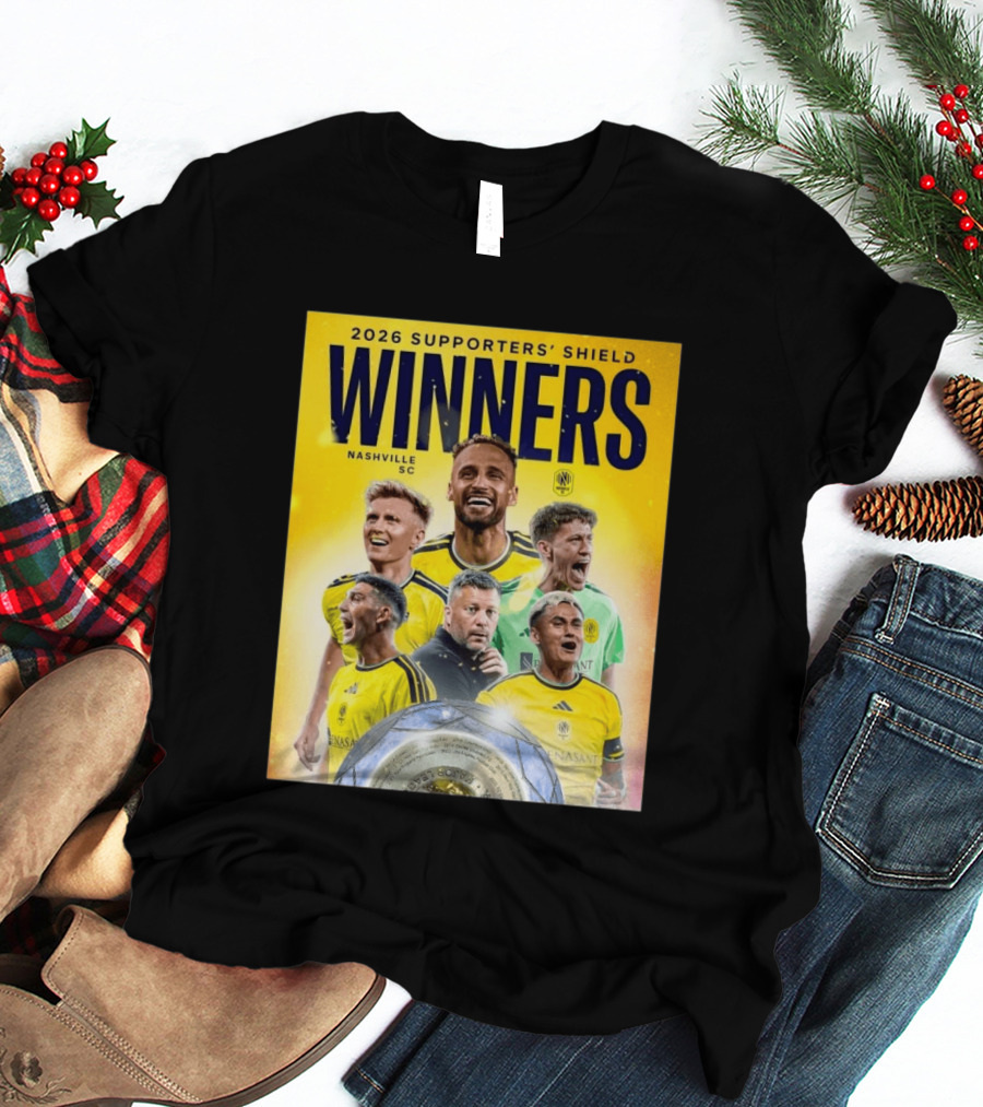 2026 Supporters' Shield Winners Nashville SC T-Shirt