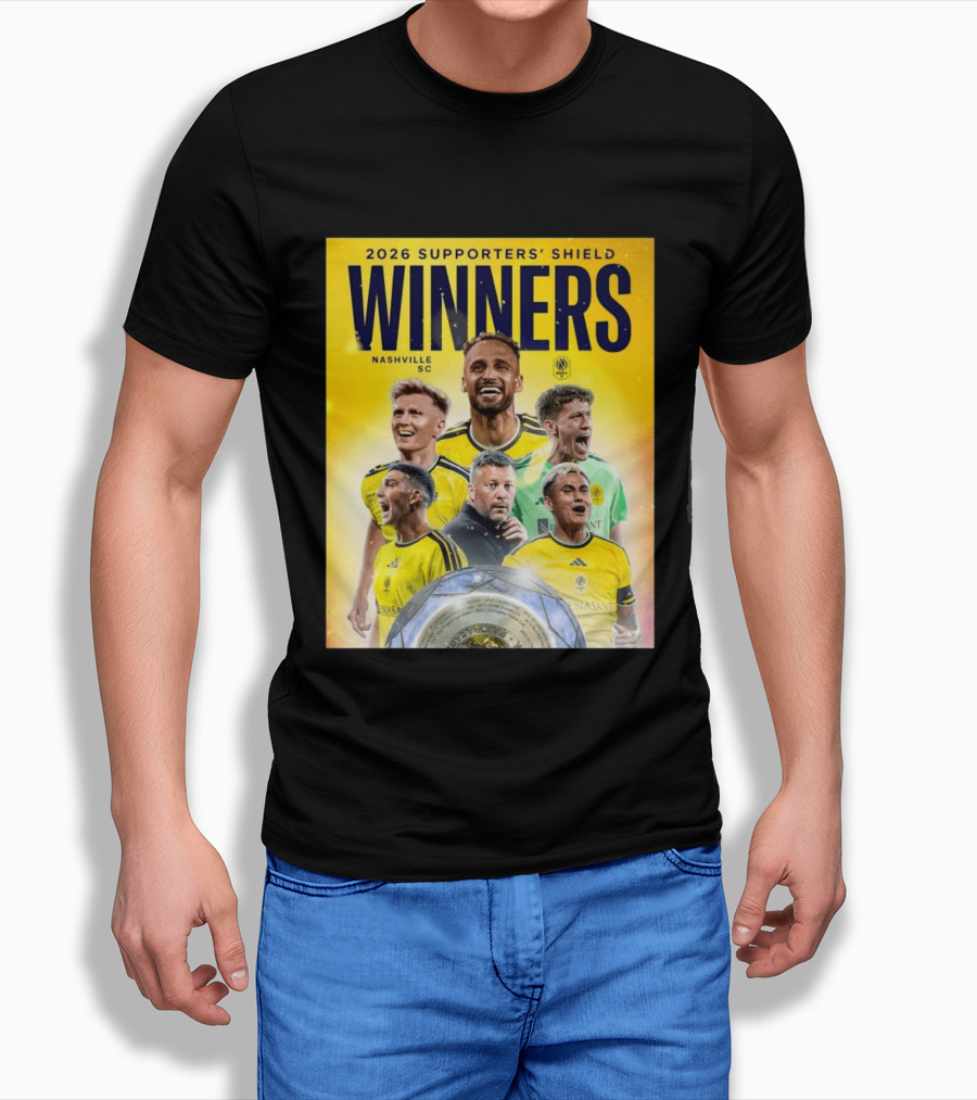 2026 Supporters' Shield Winners Nashville SC T-Shirt