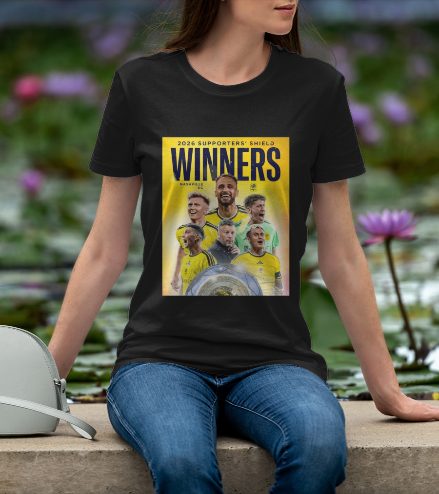 2026 Supporters' Shield Winners Nashville SC T-Shirt