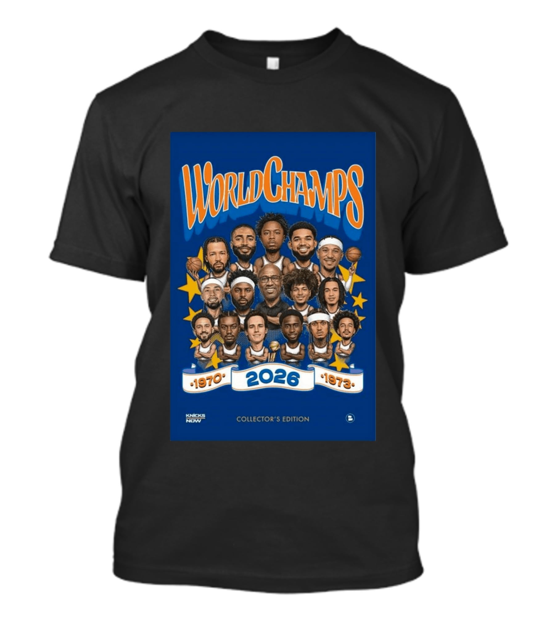 Knicks World Champs 1970 1973 2026 Collector's Edition T-Shirt