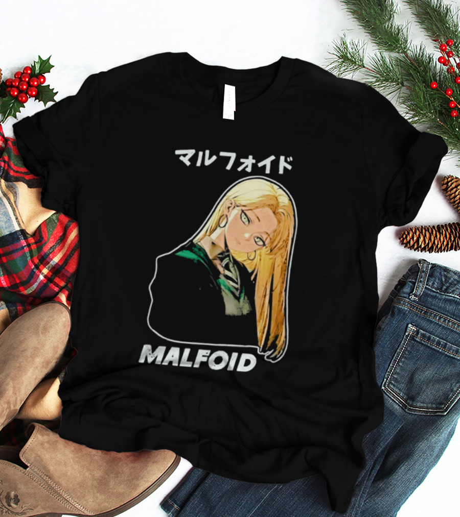 Malfoid Draco Malfoy Anime Slytherin T-Shirt