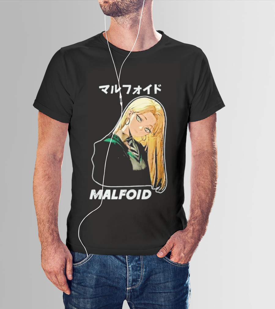 Malfoid Draco Malfoy Anime Slytherin T-Shirt