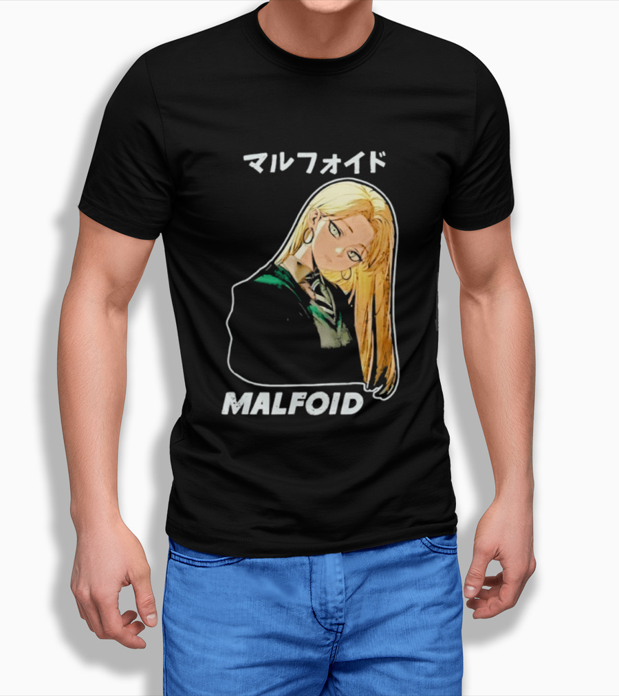 Malfoid Draco Malfoy Anime Slytherin T-Shirt
