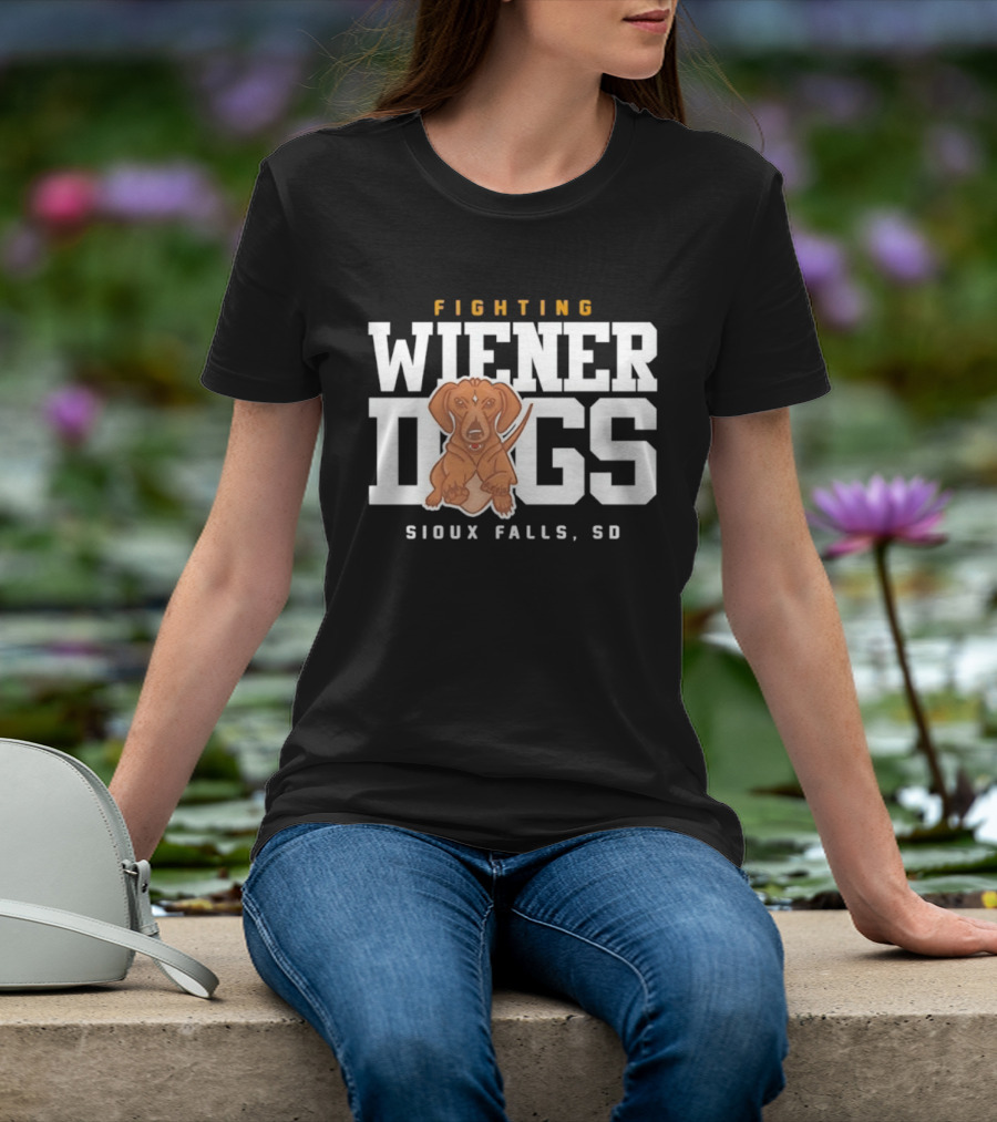 Fighting Wiener Dogs Sioux Falls SD Dachshund T-Shirt