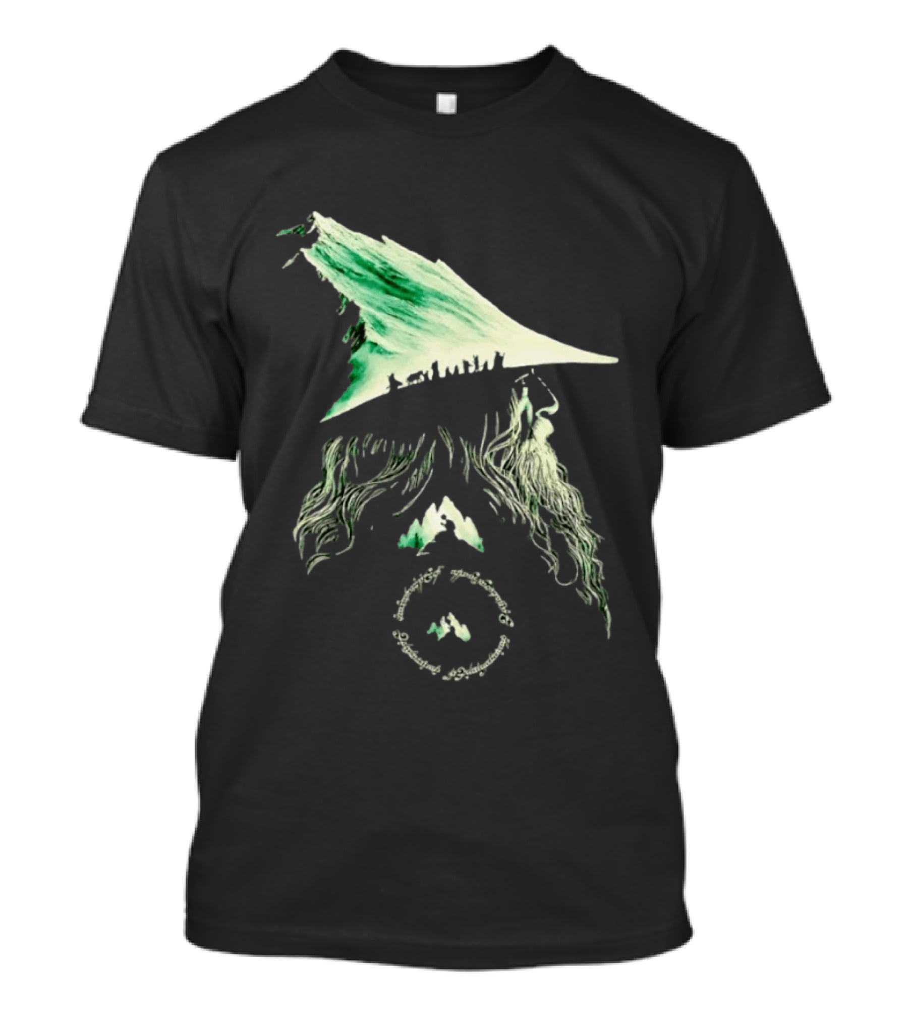 Gandalf The Grey Fellowship Adventure Journey Circle T-Shirt