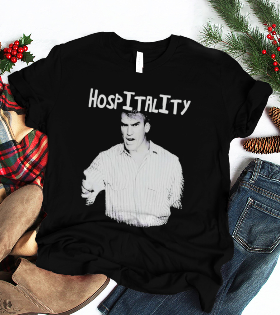 Hospitality Bootleg Striped Man T-Shirt