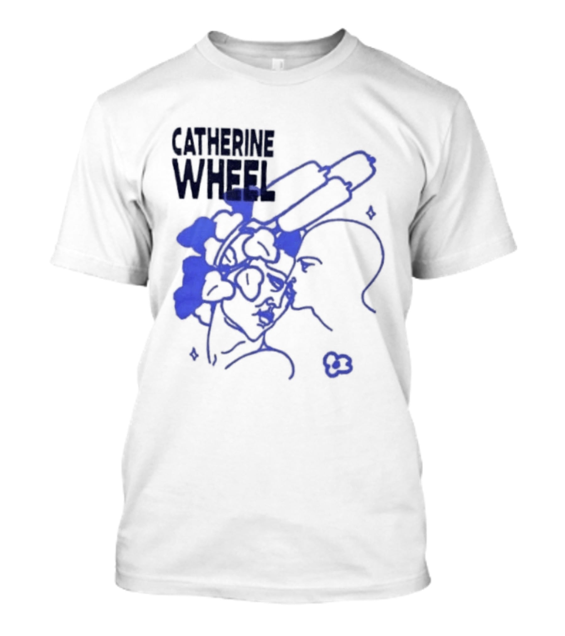Catherine Wheel I Want To Walk On Air Alternative Rock Abstract Blue T-Shirt