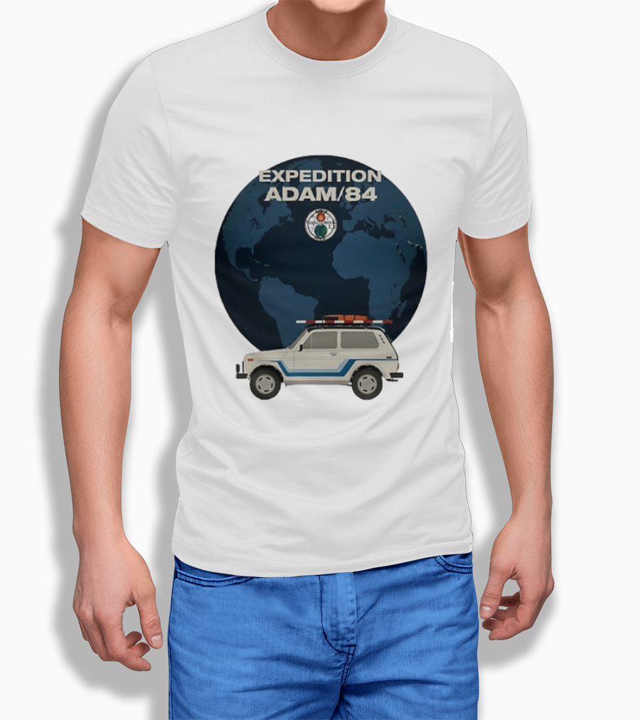 Expedition Adam 84 Off Road Adventure Globe T-Shirt
