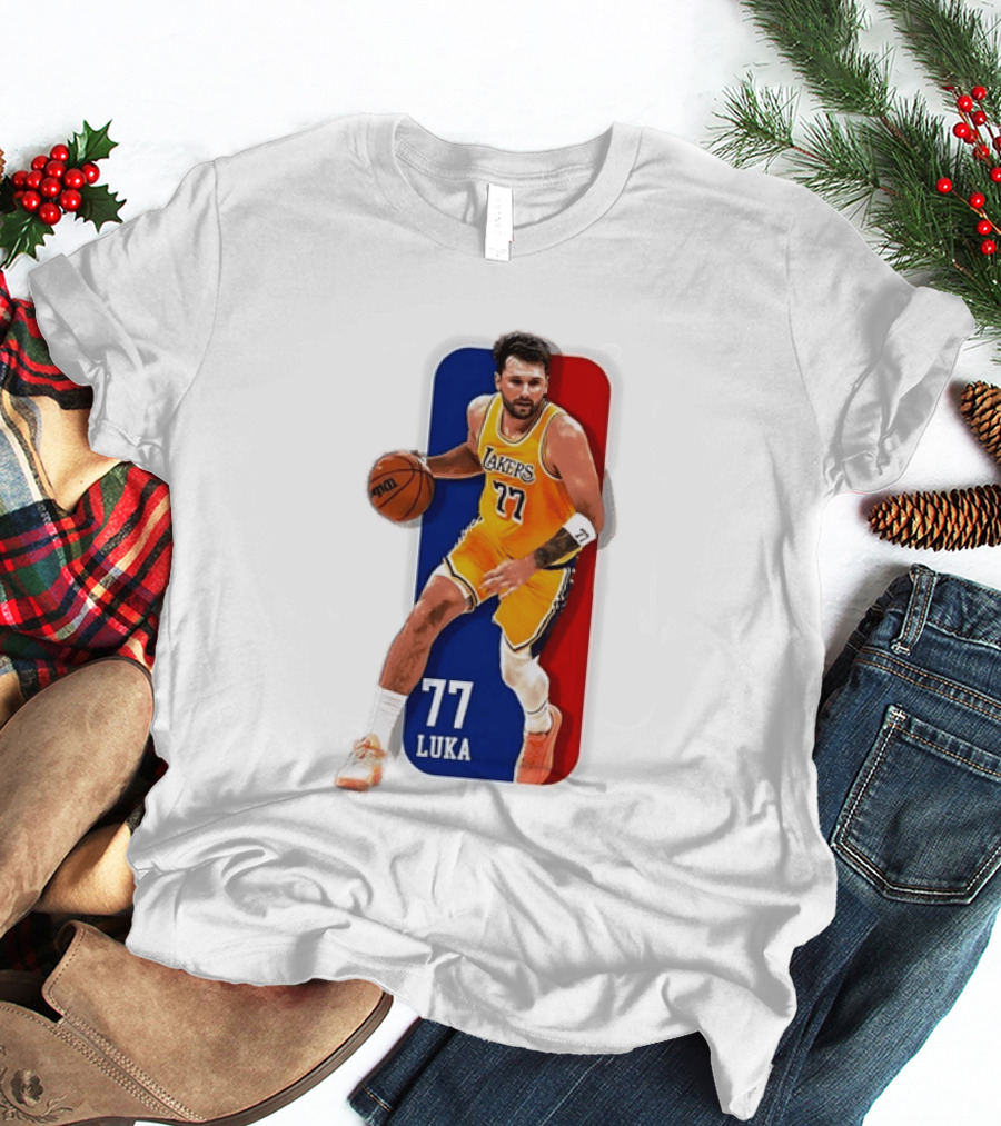 Luka 77 Los Angeles Lakers NBA Basketball Player T-Shirt