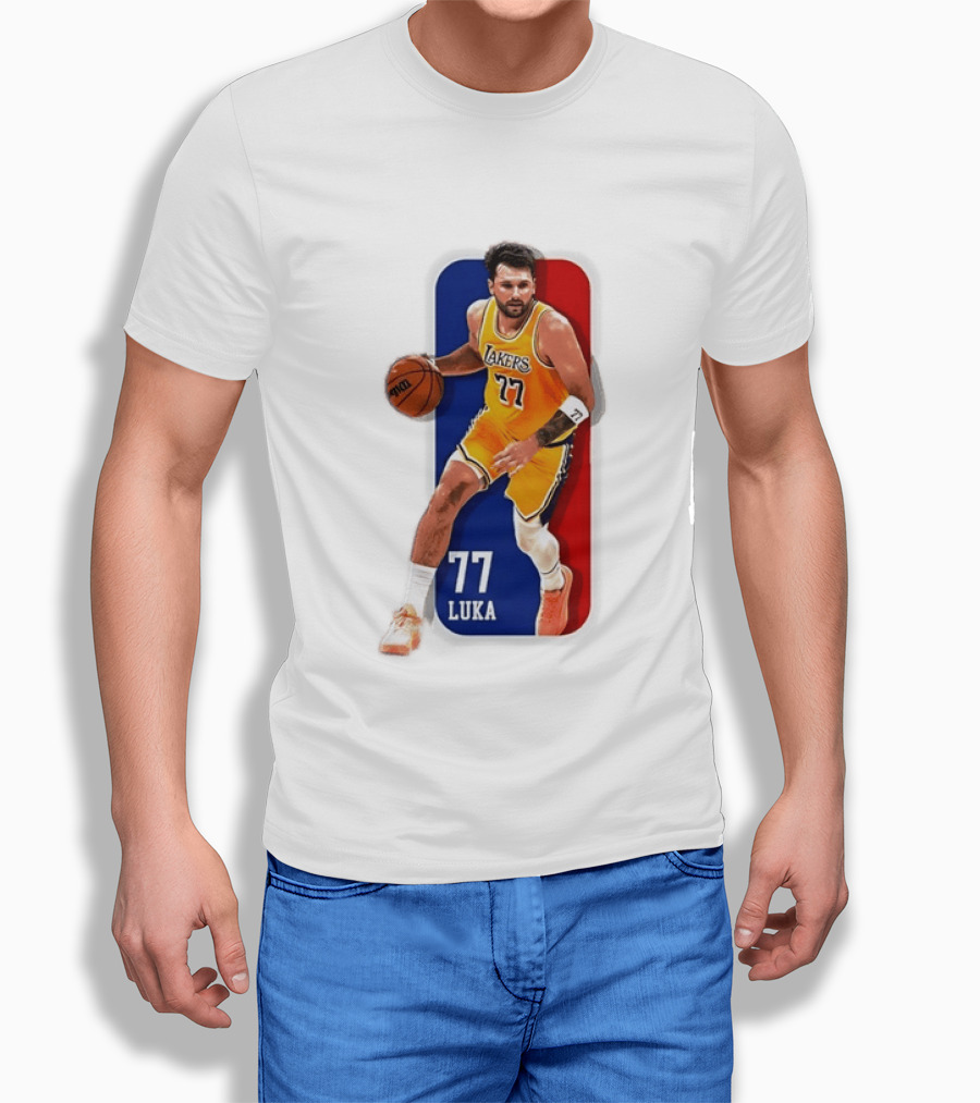 Luka 77 Los Angeles Lakers NBA Basketball Player T-Shirt