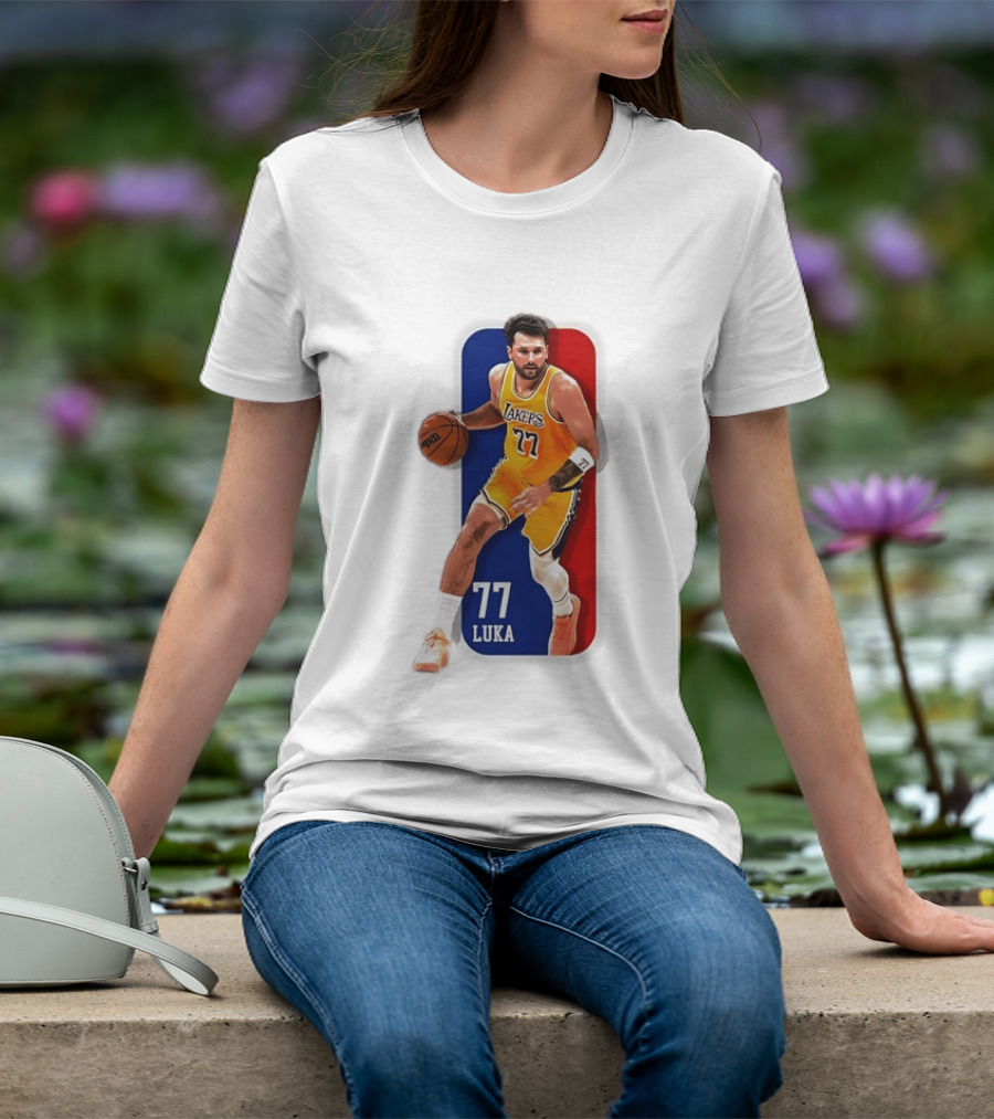 Luka 77 Los Angeles Lakers NBA Basketball Player T-Shirt