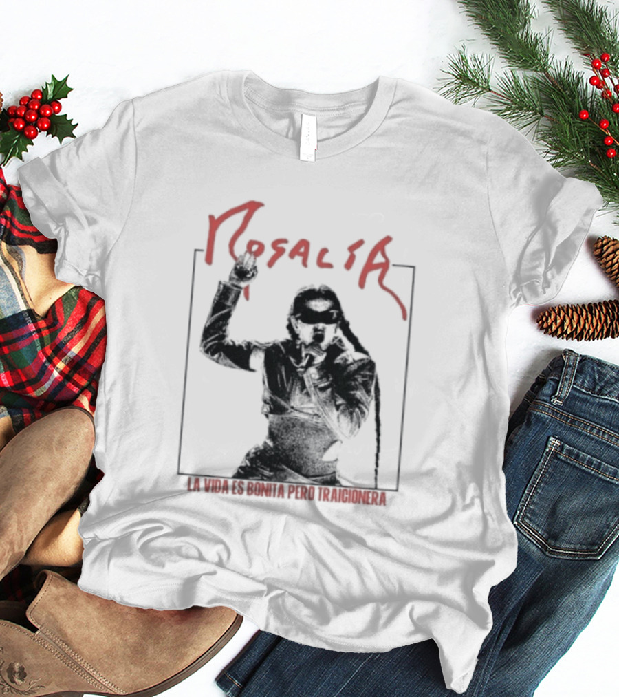 Rosalía La Vida Es Bonita Pero Traicionera Retro Aesthetic Pops T-Shirt