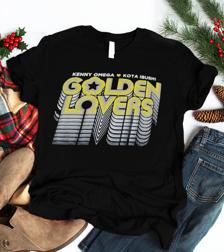 Kenny Omega Kota Ibushi Golden Lovers Retro Star Heart T-Shirt
