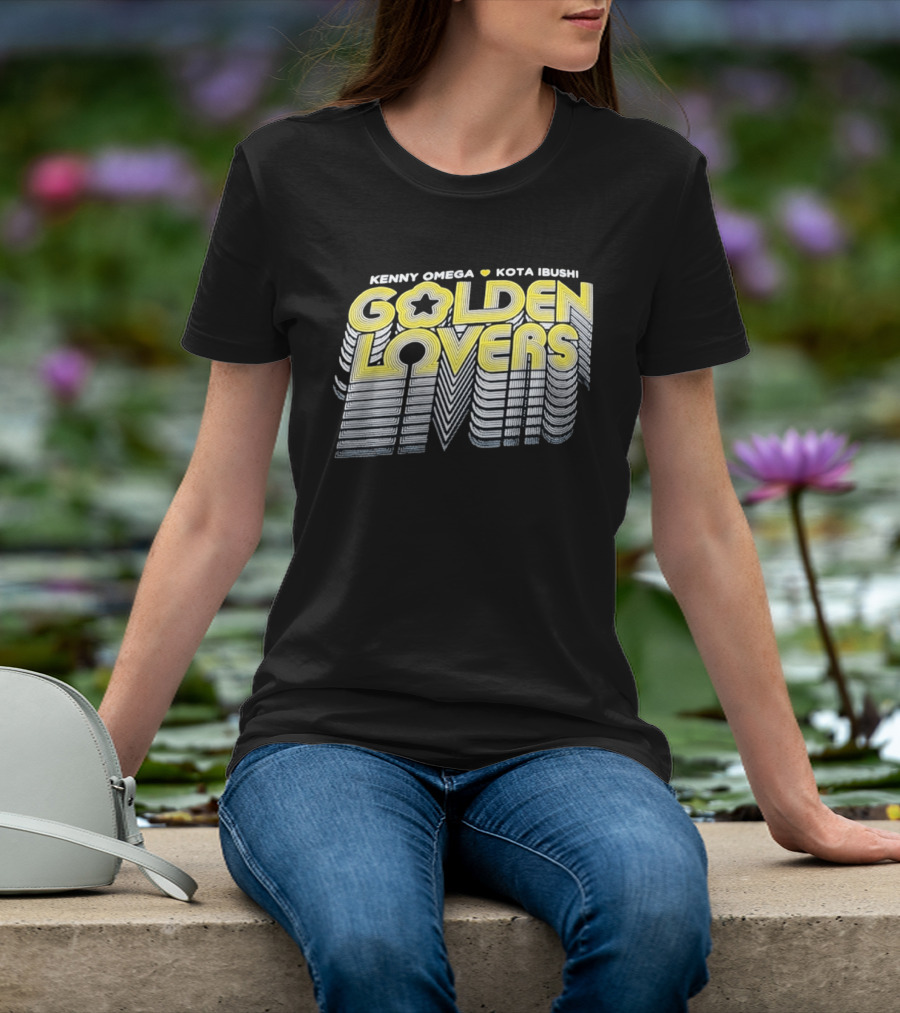 Kenny Omega Kota Ibushi Golden Lovers Retro Star Heart T-Shirt