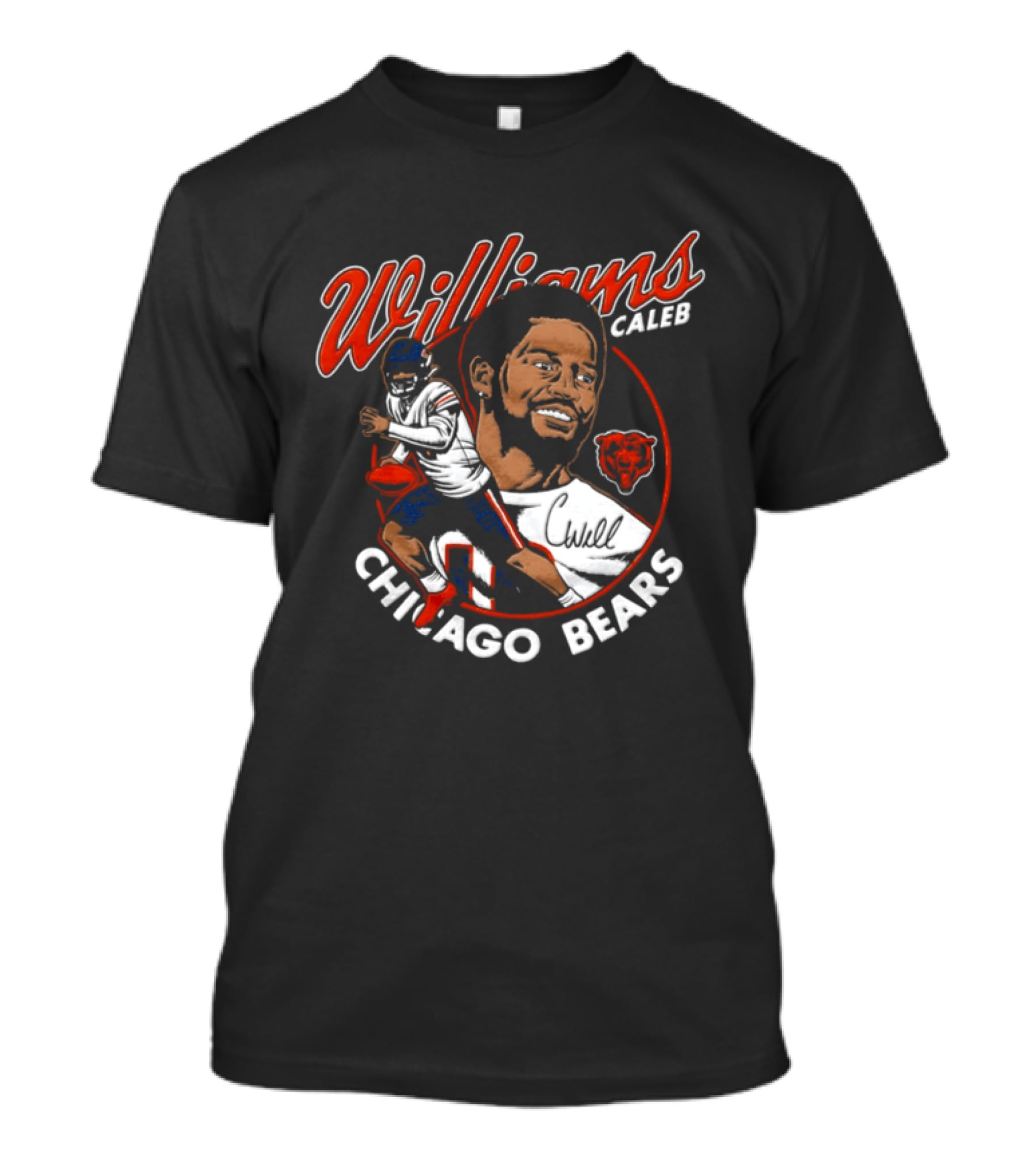 Williams Caleb Chicago Bears Football Player And Team Spirit T-Shirt