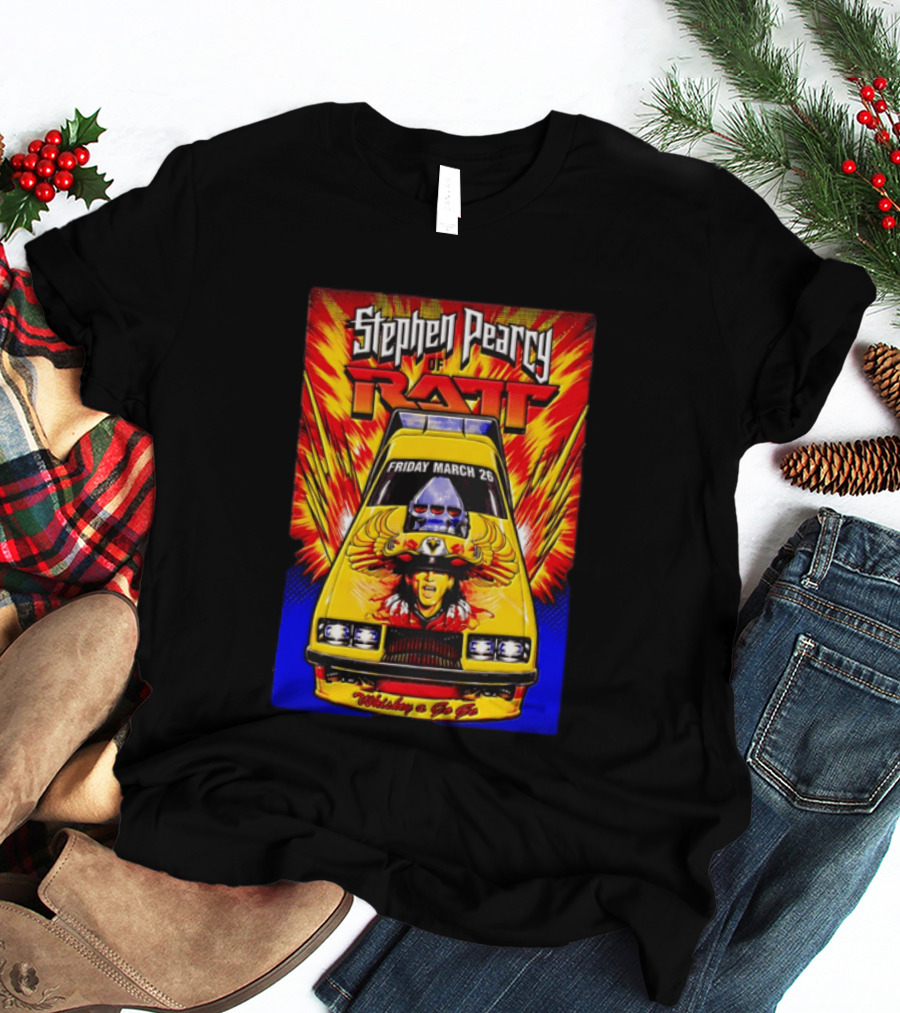 Stephen Pearcy Of Ratt Live Performance Friday March 26 At Whiskey A Go Go T-Shirt