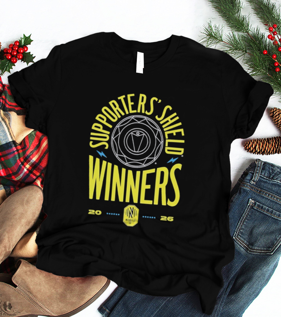 Supporters' Shield Winners Nashville SC 2026 Soccer T-Shirt
