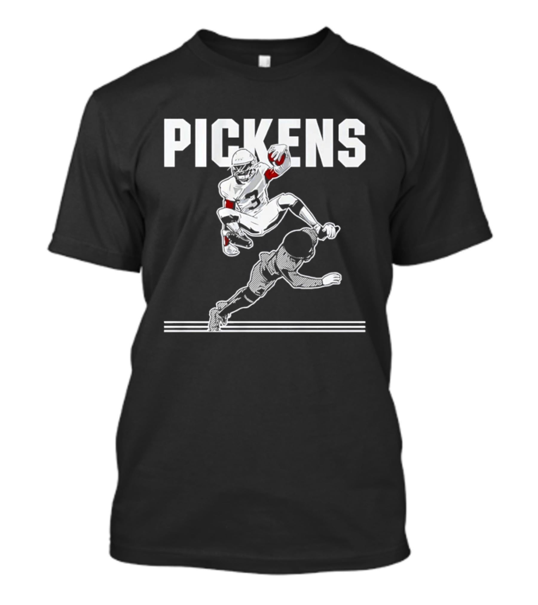 George Pickens 3 Pittsburgh Steelers Action Catch Play T-Shirt