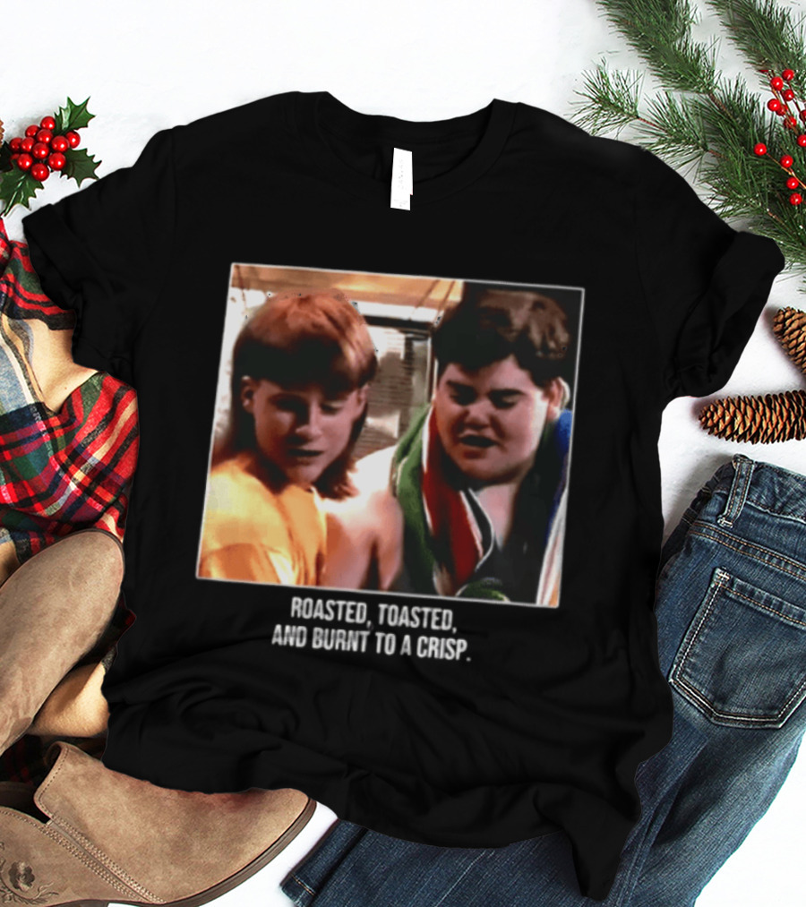 Roasted Toasted And Burnt To A Crisp Camping Meme T-Shirt