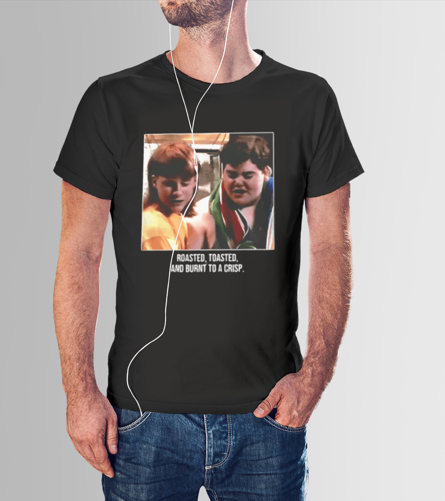 Roasted Toasted And Burnt To A Crisp Camping Meme T-Shirt