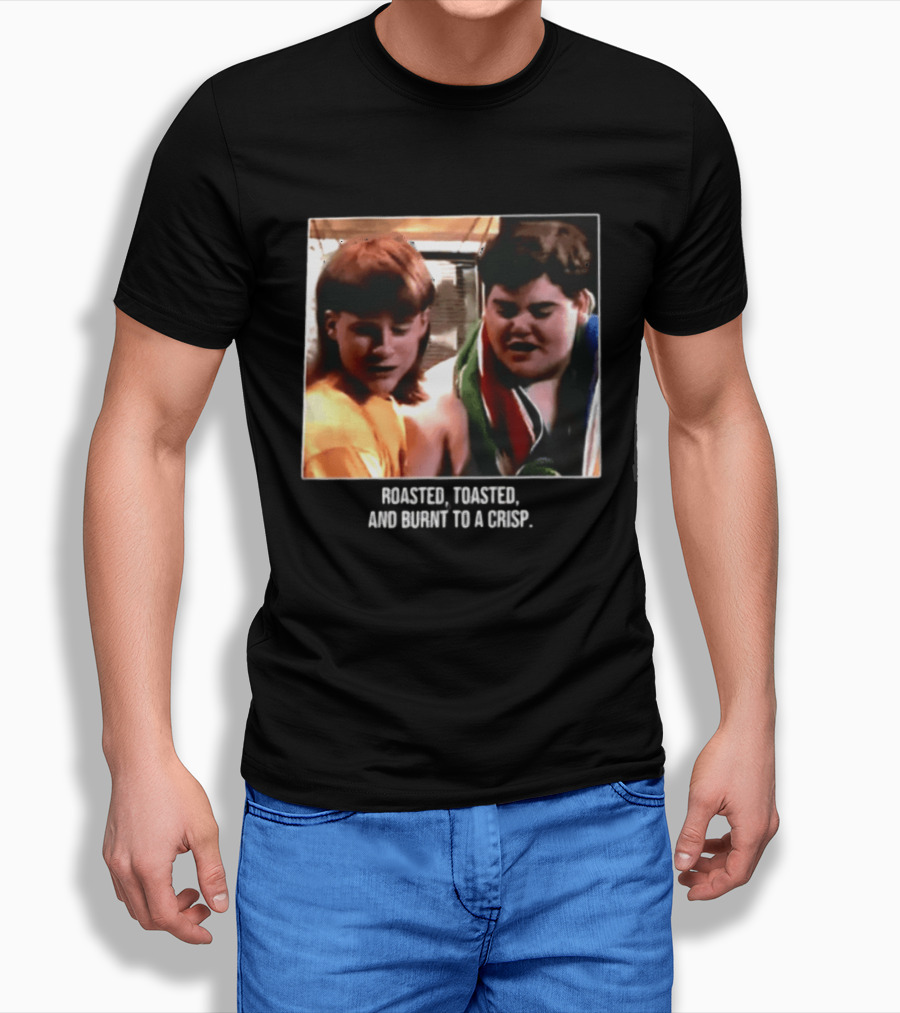 Roasted Toasted And Burnt To A Crisp Camping Meme T-Shirt