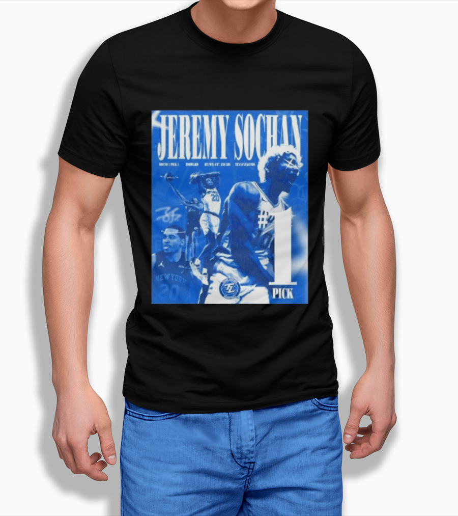 Jeremy Sochan No. 1 Pick 2026 NBA G League Draft Texas Legends T-Shirt