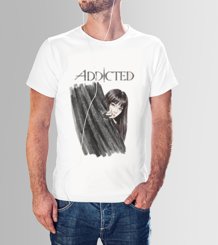 Addicted Dark Aesthetic Woman Steph Blum Mysterious Attraction T-Shirt