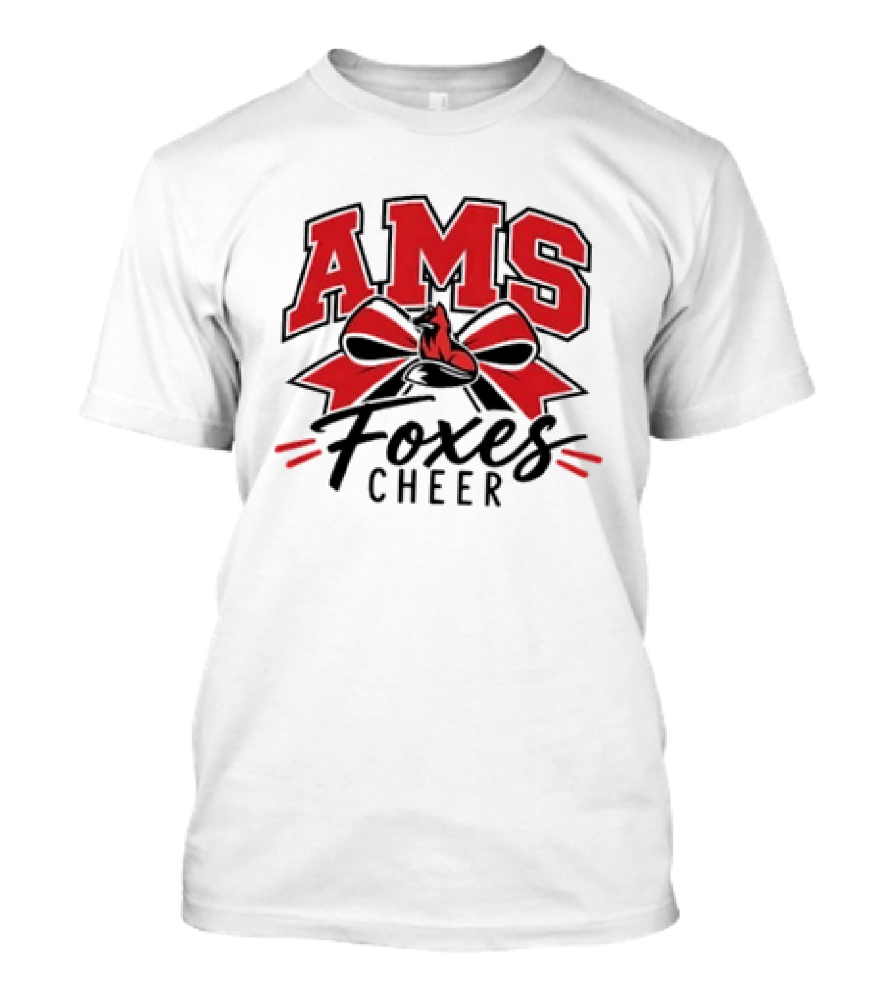 AMS Foxes Cheer Bow 2026 T-Shirt