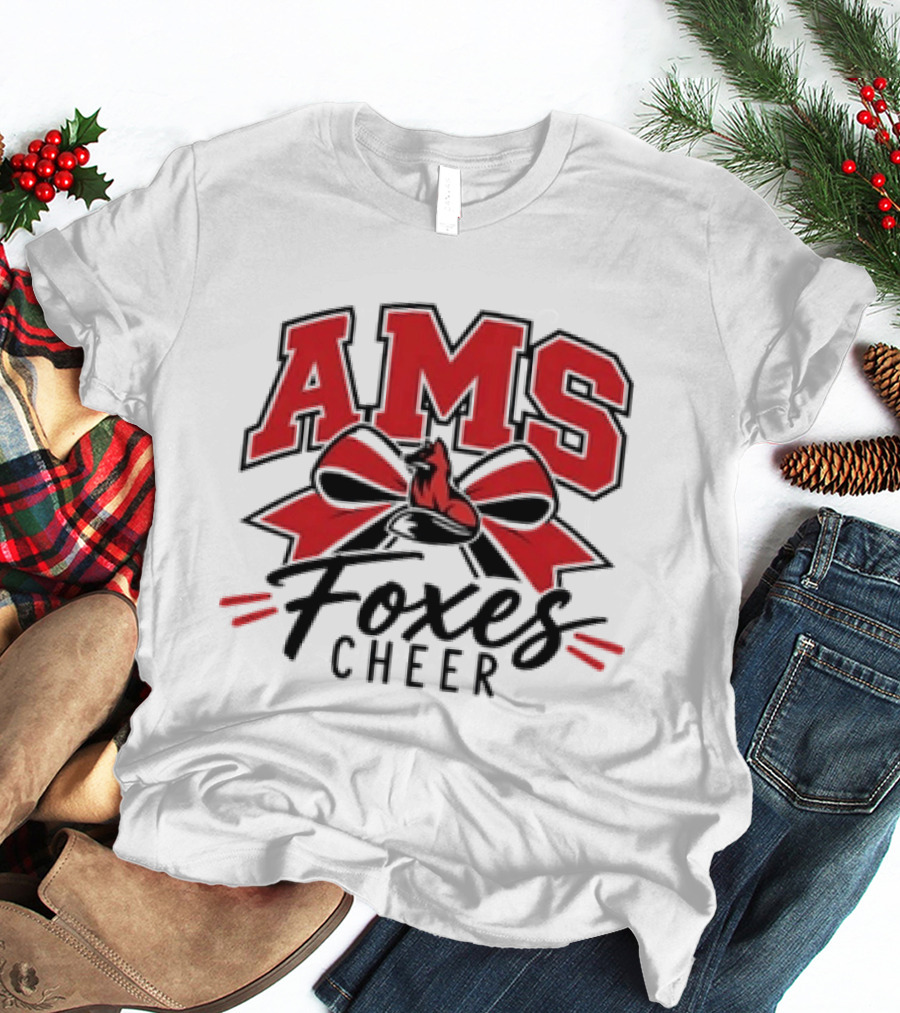 AMS Foxes Cheer Bow 2026 T-Shirt