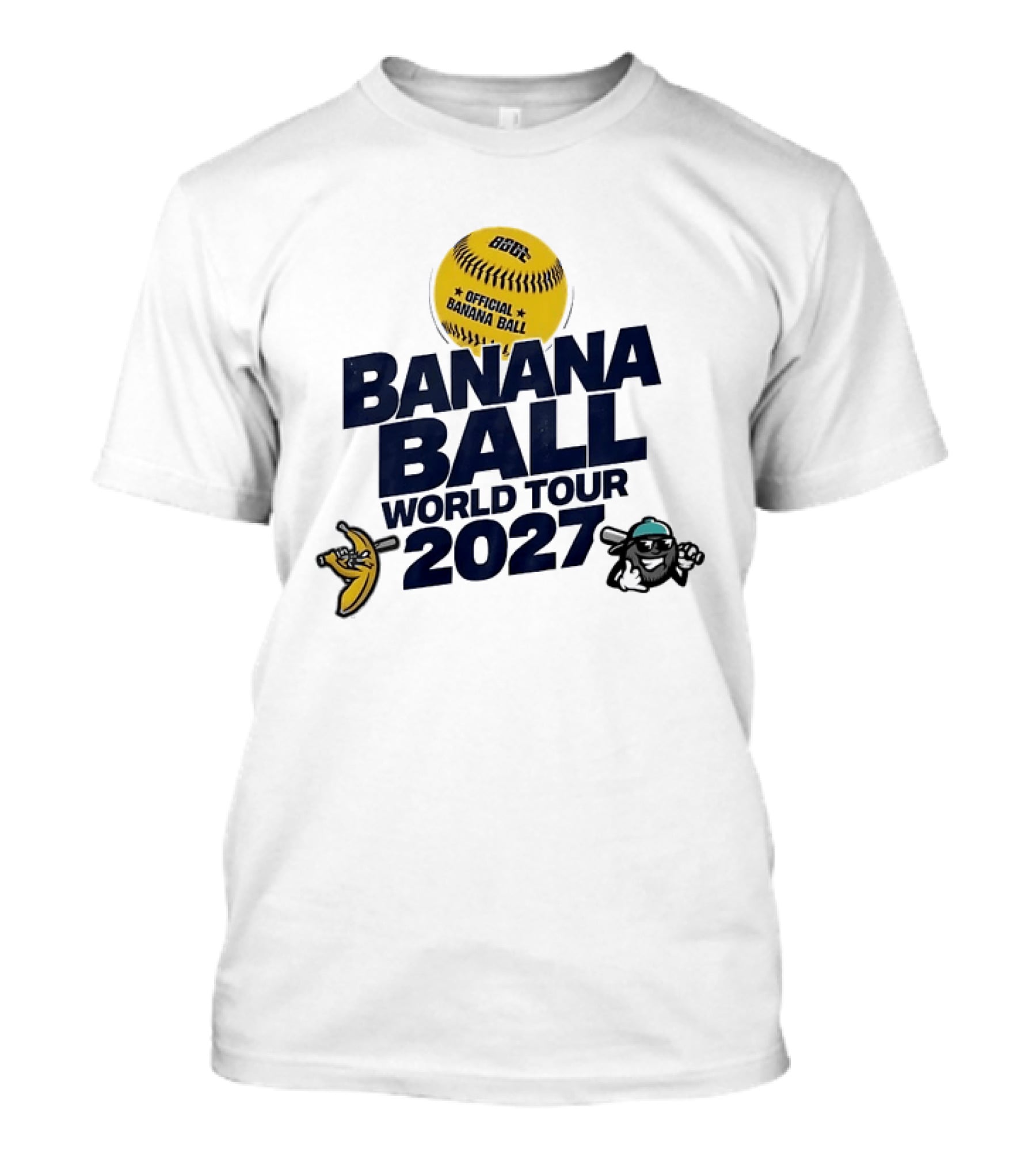 Banana Ball World Tour 2027 Savannah Bananas T-Shirt