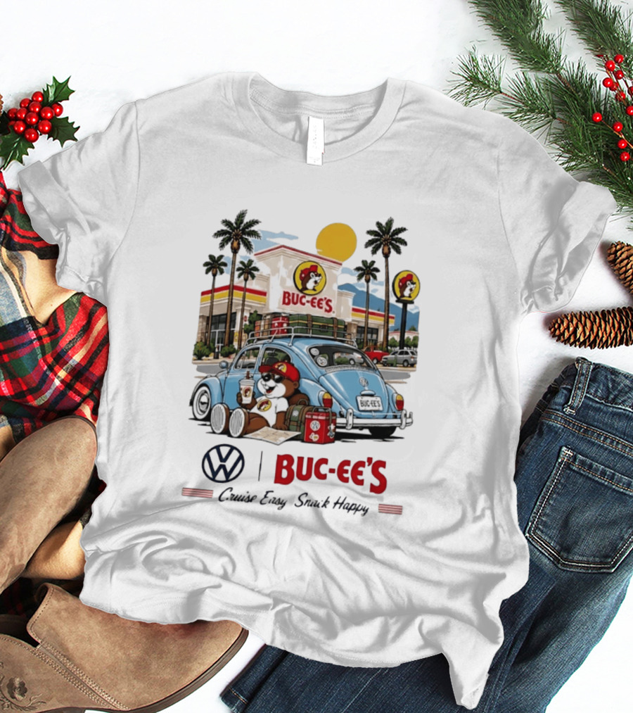 Buc Ee's Volkswagen Cruise Easy Snack Happy Adventure T-Shirt