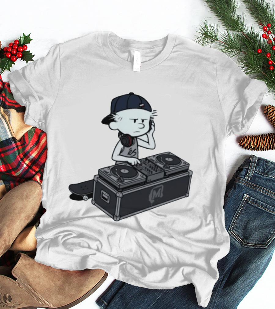 Chad Muska DJ és Skateboarding Turntable T-Shirt