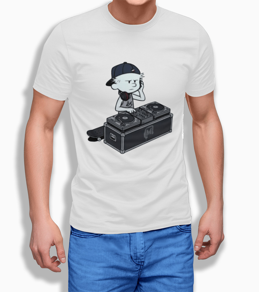 Chad Muska DJ és Skateboarding Turntable T-Shirt