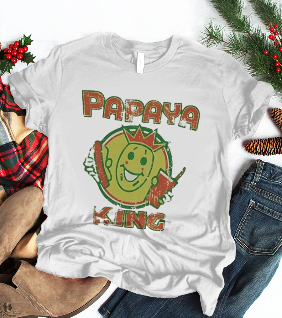 Distressed Papaya King Icon Vintage New York City T-Shirt