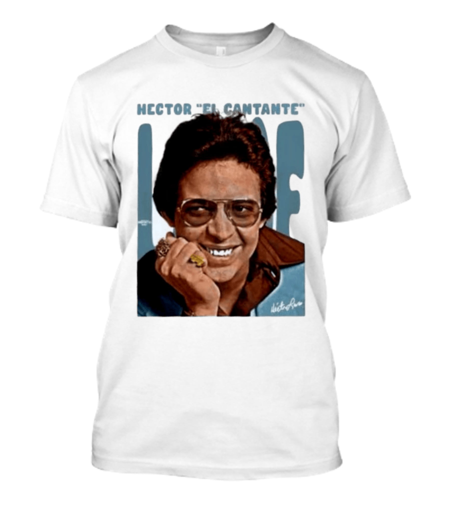 Héctor Lavoe El Cantante Salsa Latin Music Signature T-Shirt