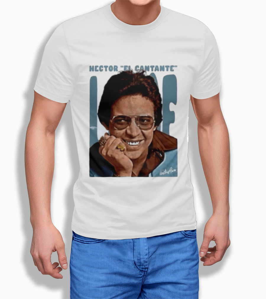 Héctor Lavoe El Cantante Salsa Latin Music Signature T-Shirt