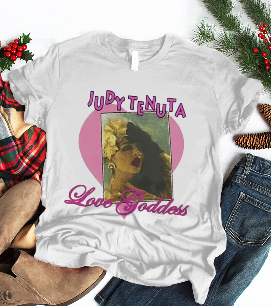 Judy Tenuta Love Goddess Comedian Iconic Heart Photo T-Shirt
