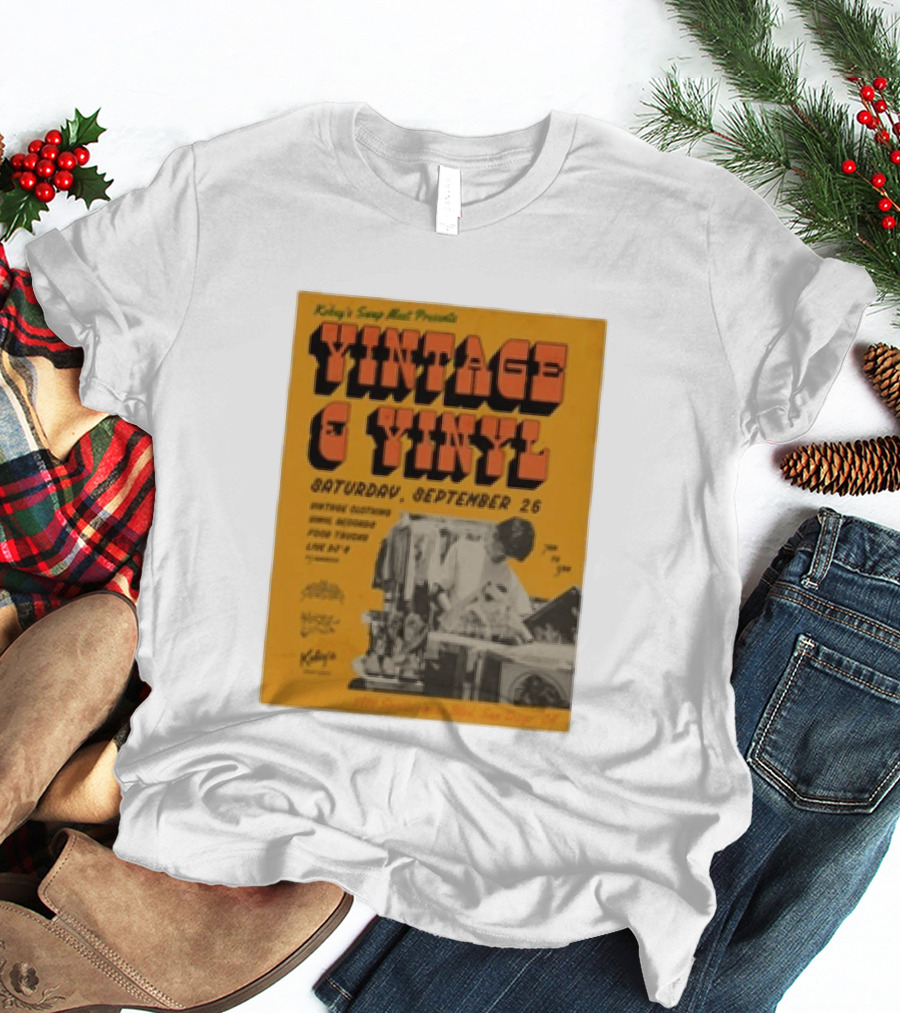 Kobey's Swap Meet Presents Vintage And Vinyl Event San Diego September 26 T-Shirt