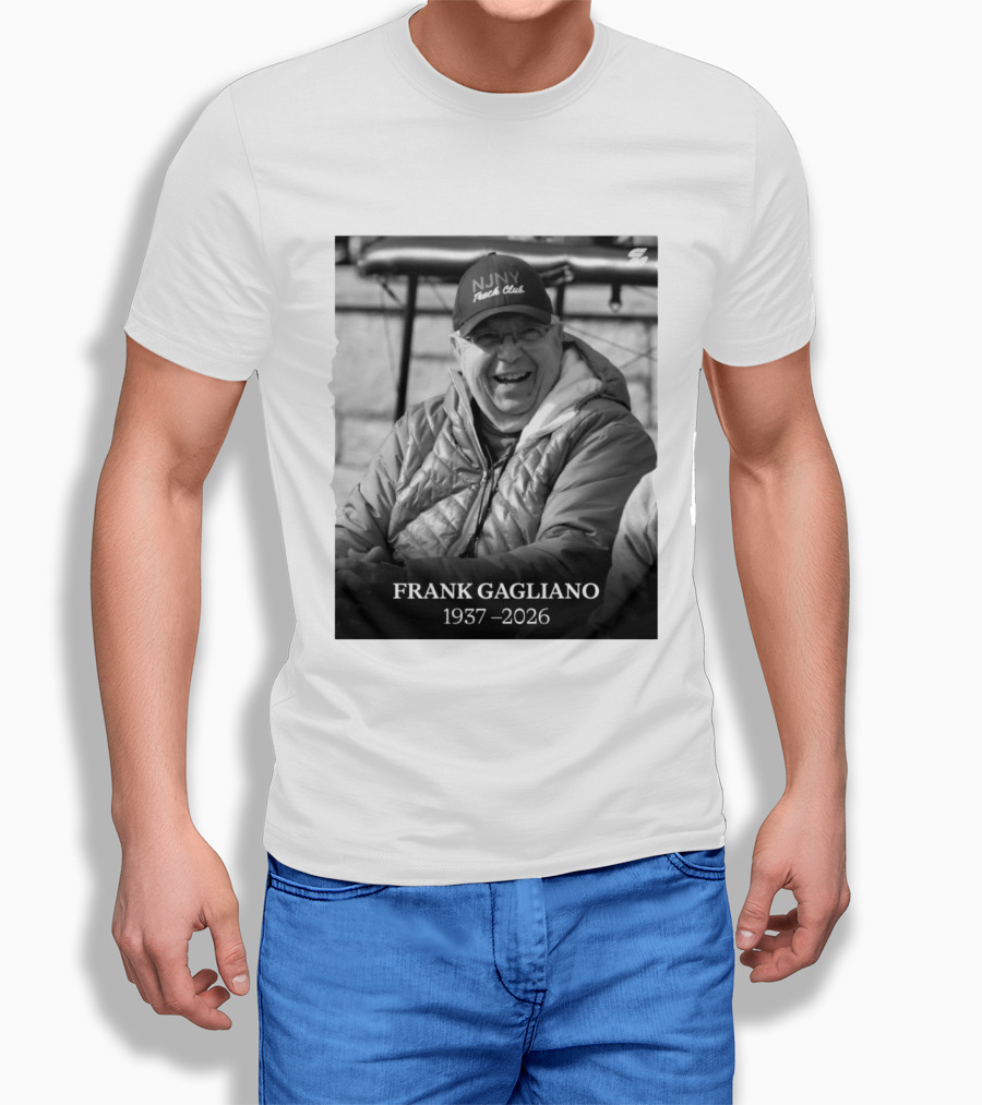 Frank Gagliano 1937 2026 NJNY Track Club T-Shirt