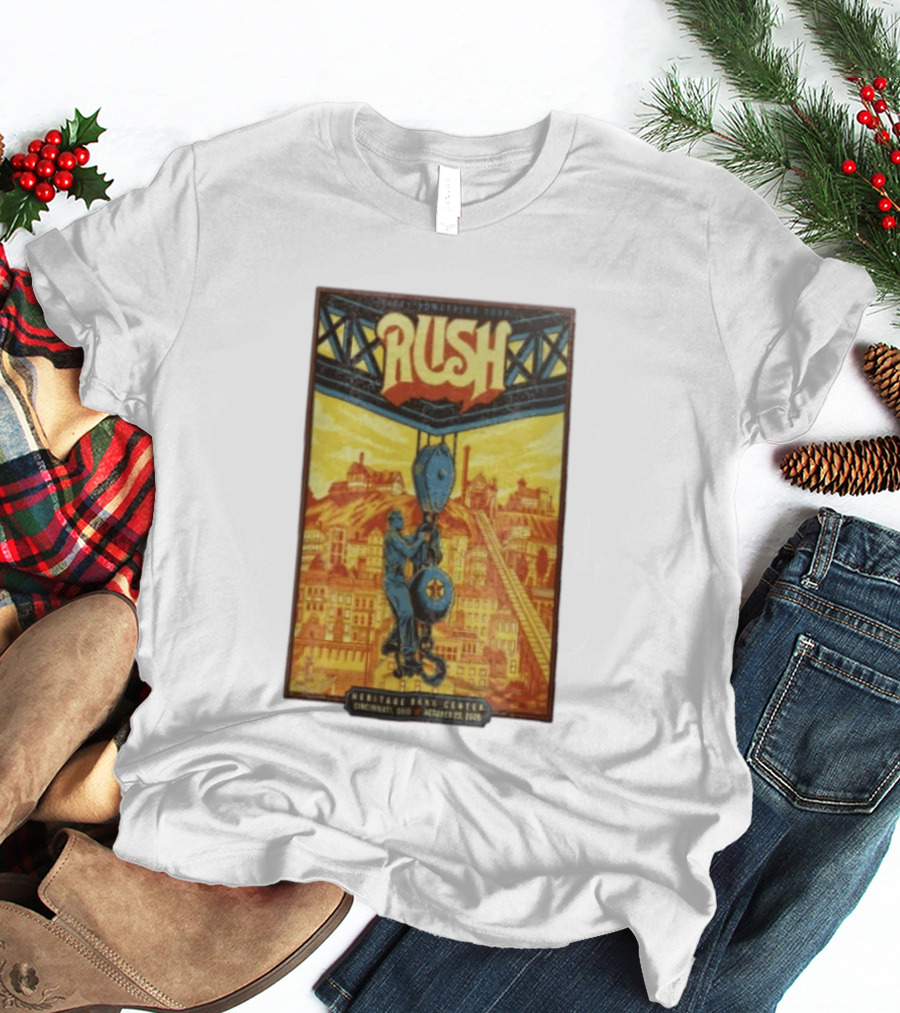 Rush Fifty Something Tour Heritage Bank Center Cincinnati Ohio October 23 2026 T-Shirt