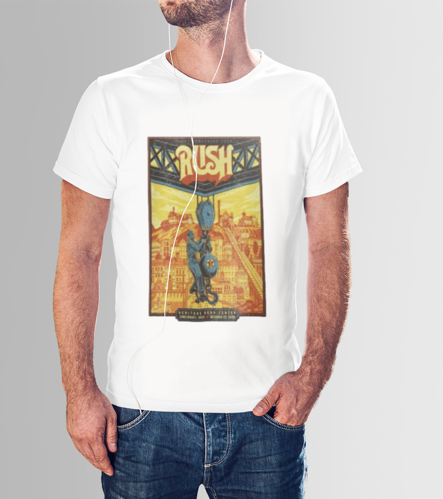 Rush Fifty Something Tour Heritage Bank Center Cincinnati Ohio October 23 2026 T-Shirt