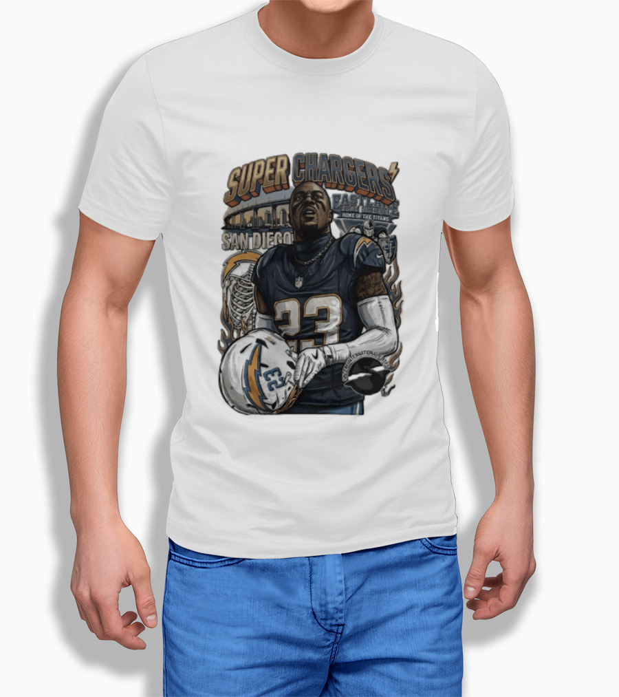 Super Chargers Eastlake High School Titans Number 23 San Diego T-Shirt